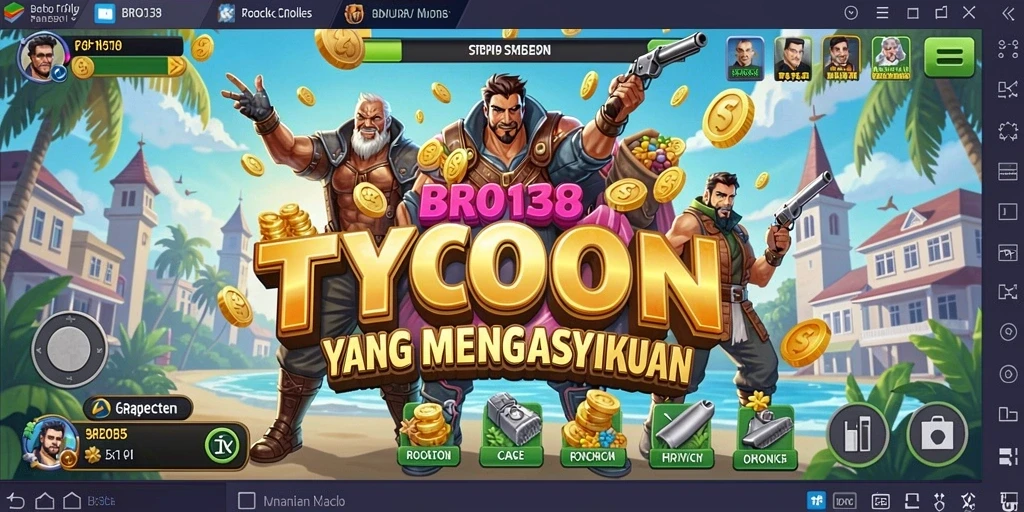 Tampilan permainan Tycoon yang menarik dan interaktif di BRO138.