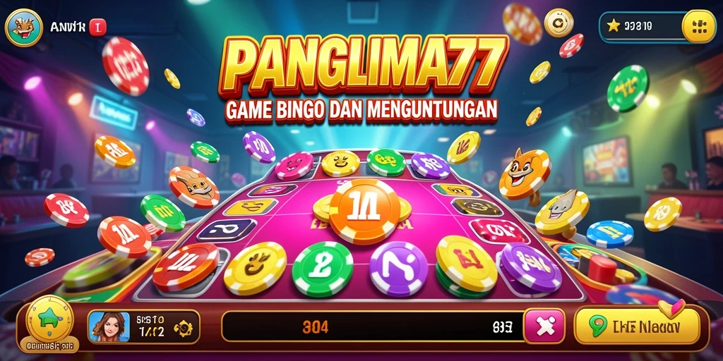 Screenshot gameplay PANGLIMA77 yang seru dan menarik dalam permainan Bingo.