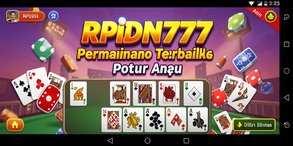 Tangkapan layar dari gameplay seru dalam RPIDN777, menampilkan aksi Domino.