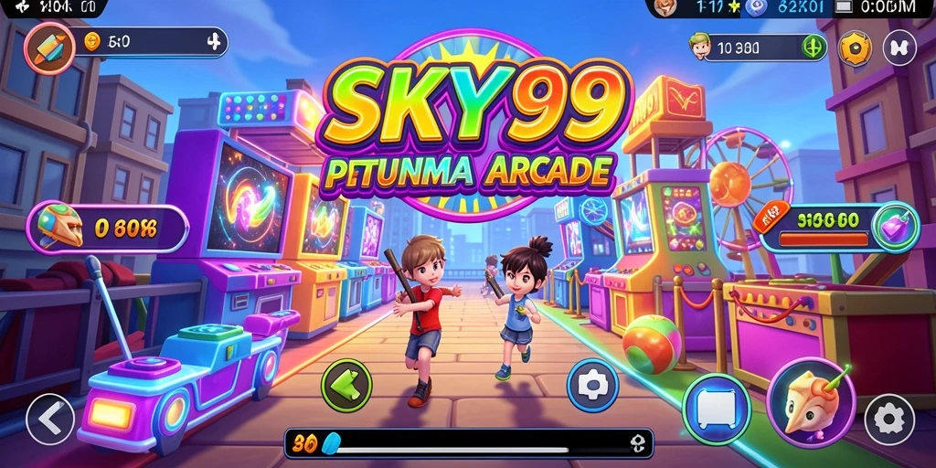 Screenshot gameplay SKY99 yang penuh aksi dan keseruan.