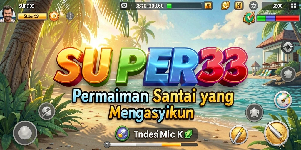 Screenshot gameplay SUPER33 yang menunjukkan keseruan bermain Casual.