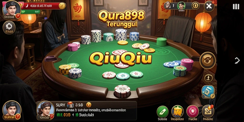 Gameplay seru SURYA898 dalam aksi QiuQiu.