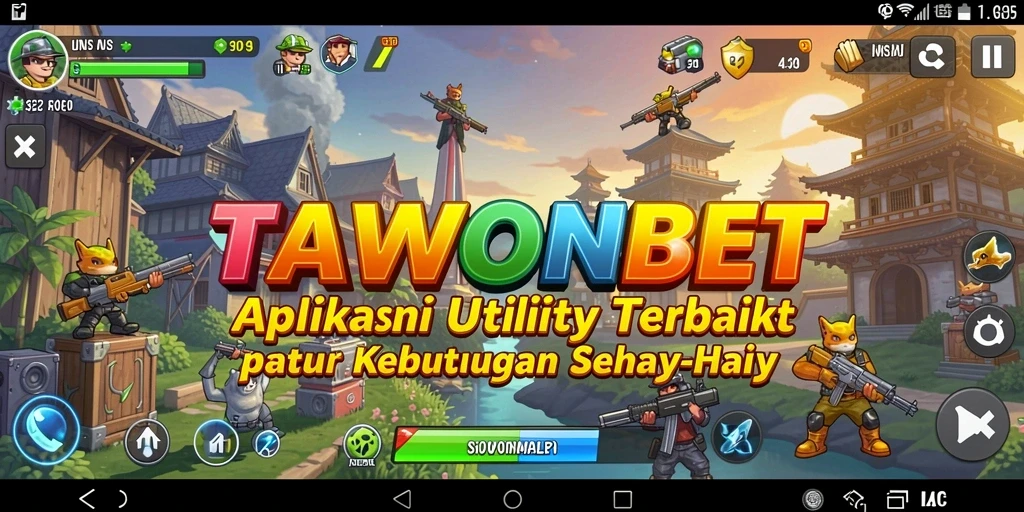 Tampilan antarmuka aplikasi TAWONBET yang intuitif dan modern.
